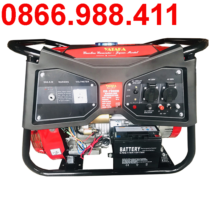 Máy phát điện chạy xăng 5kw yataka cs-7900d