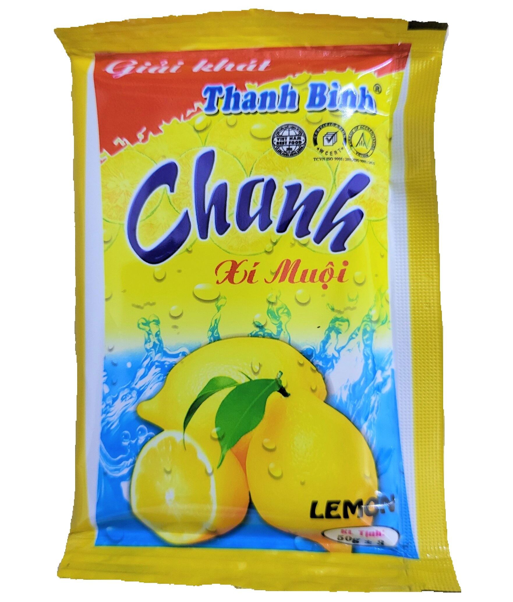 (gói 50g) CHANH XÍ MUỘI (thức uống giải khát) THANH BÌNH Apricot Lemon