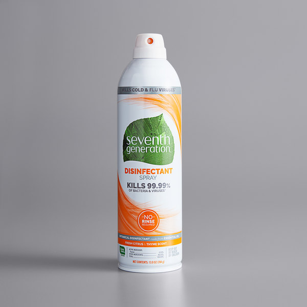 Xịt diệt khuẩn của Mỹ Seventh Generation Air Disinfectant Fresh Citrus & Thyme Scent 394g