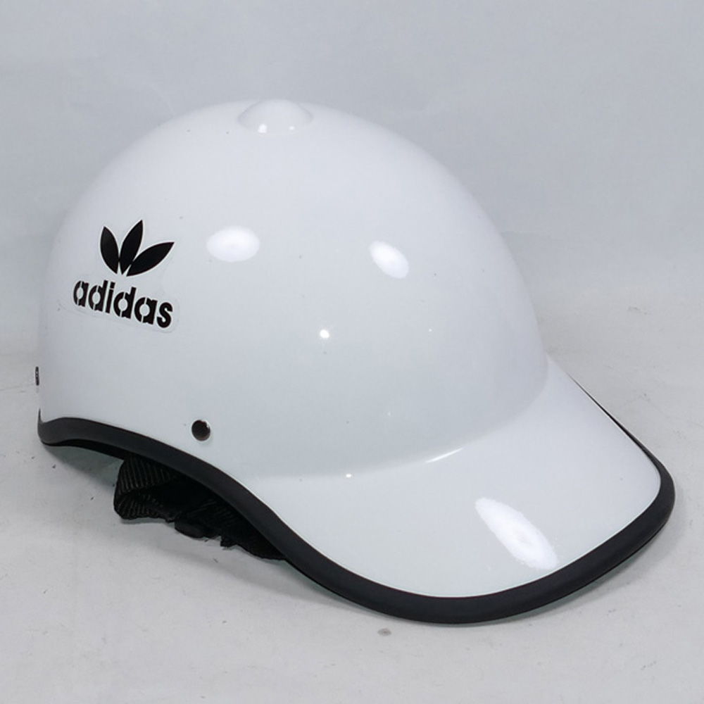 [HCM][Dán logo ngẫu nhiên] Nón bảo hiểm moto xe máy mỏ kết nam mũ bảo lưỡi trai nam thời trang giá rẻ