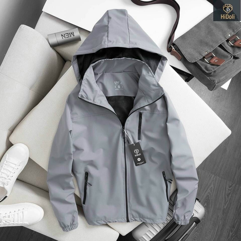 Áo Khoác gió nam nữ 2 lớp chống nắng - chống nước kèm túi poket - vải dù nhẹ, giữ ấm hiệu quả - G21