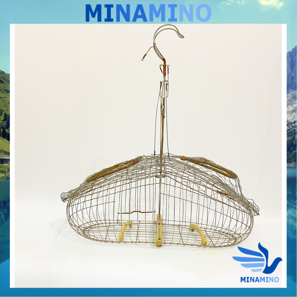 Lồng bẫy chim chào mào, chim khuyên chất liệu inox cao cấp siêu nhạy