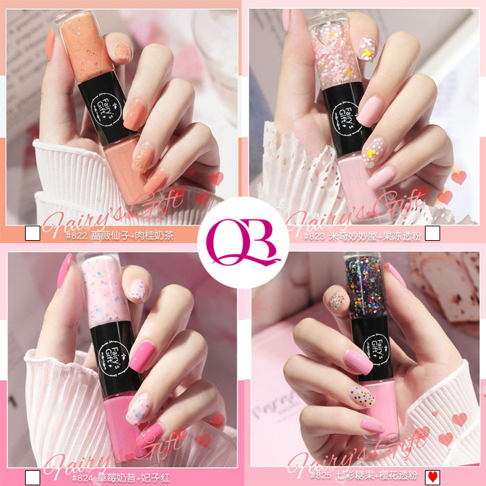Sơn móng tay sơn 2 đầu mã 822-825 12ml