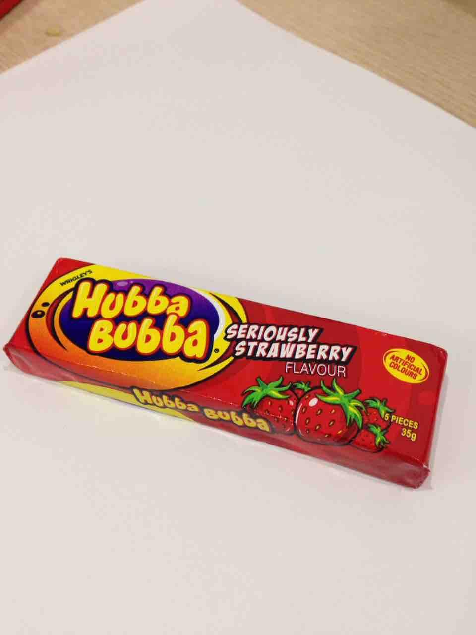 Kẹo gum Hubba Bubba dạng thanh 35g New Zealand vị dâu