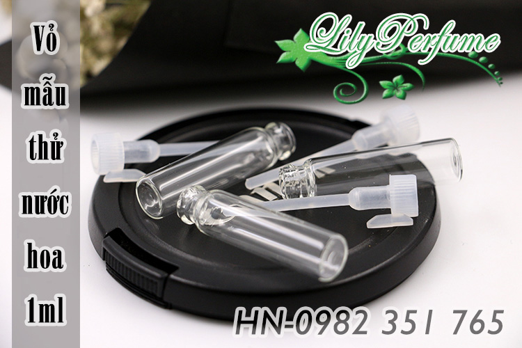 100 Vỏ chiết/Ống chiết/Mẫu thử nước hoa 1ml - 2ml dạng chấm