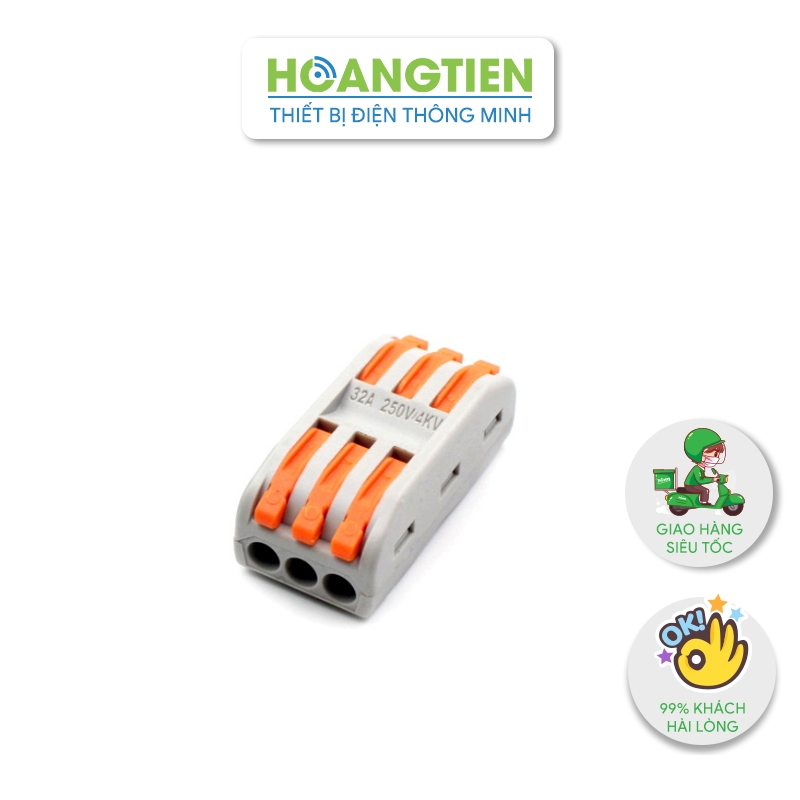 Cút nối dây điện nhanh 2 đầu 6 cổng kv774-6p2