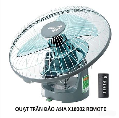 Quạt đảo trần Asia X16002 có Remote điều khiển từ xa công suất 55W