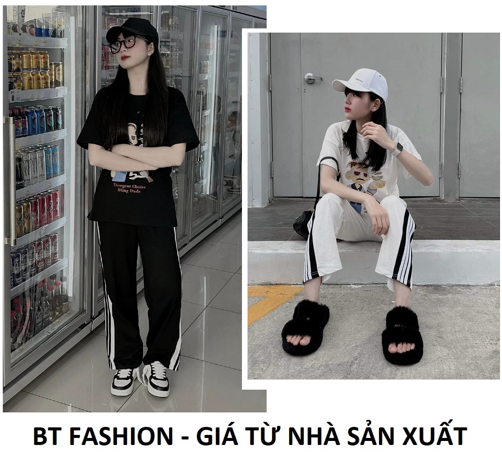 Quần Dài Nữ Jogger Vải Da Cá Xịn - BT Fashion (Xuông 3 Sọc Mới) JO01