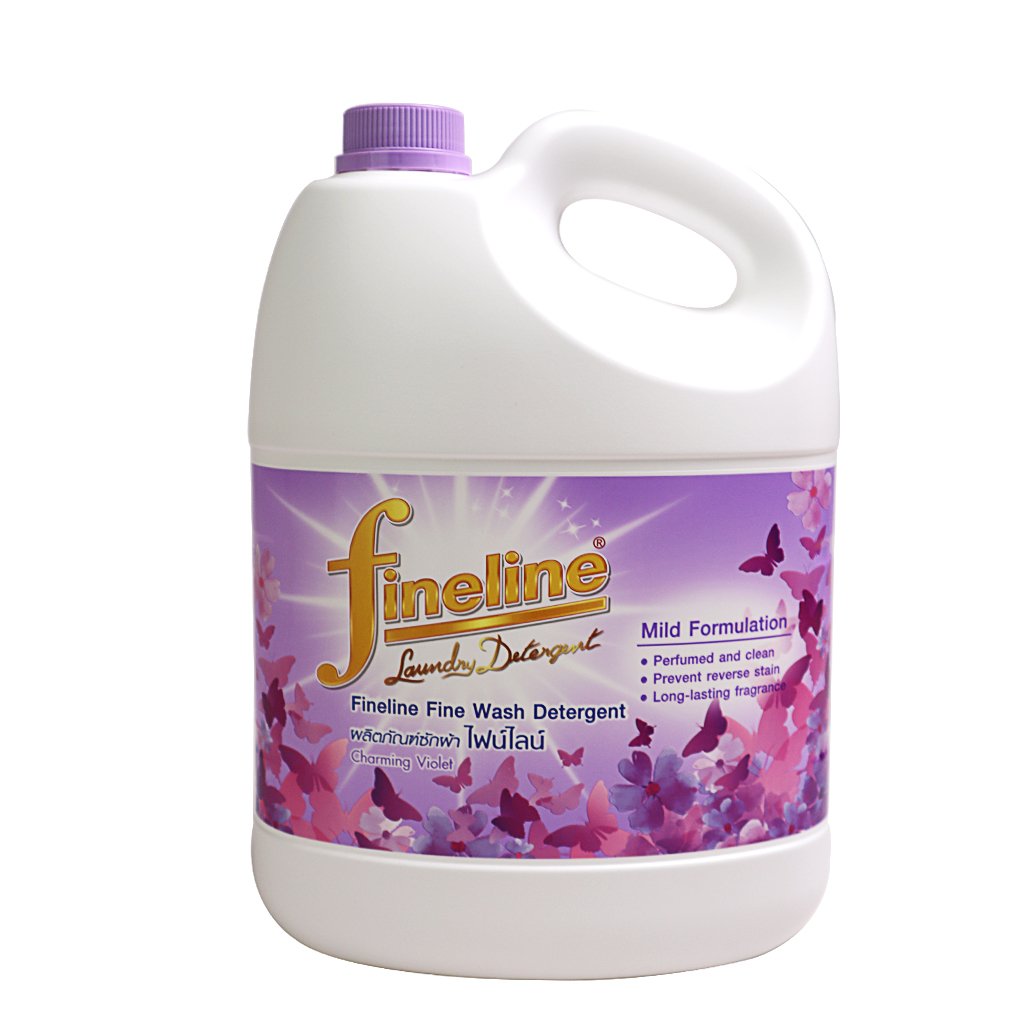 Nước giặt Fineline Tím Thái Lan 3000ml ( HÀNG CHUAN) Nước giặt thơm lâu của Thái