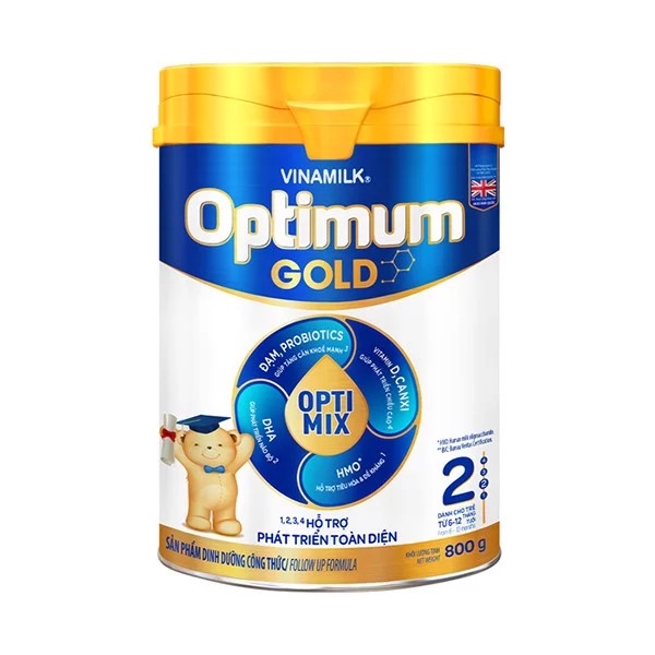 Sữa bột optimum gold 2 opti mix 800g mới