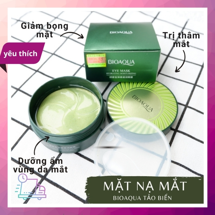 Mặt nạ mắt Bioaqua mờ thâm, dưỡng ẩm, sáng da 60 miếng