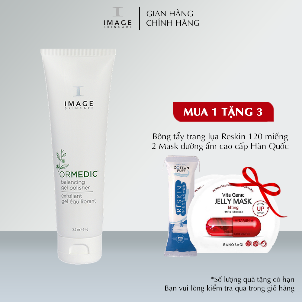 Gel tẩy tế bào chết vật lý cho da nhạy cảm Image Skincare Ormedic Balancing Gel Polisher 91g