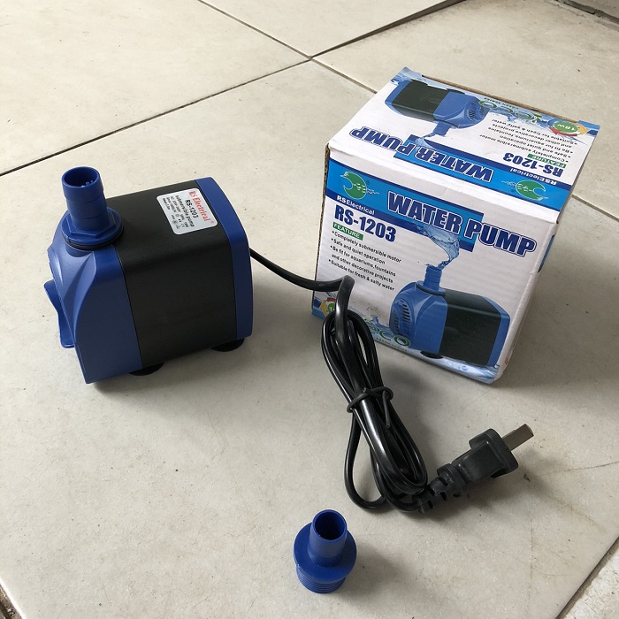 Máy Bơm Nước Hồ Cá Mini RS1201, RS1202, RS1203 Hàng Công Ty Cao Cấp