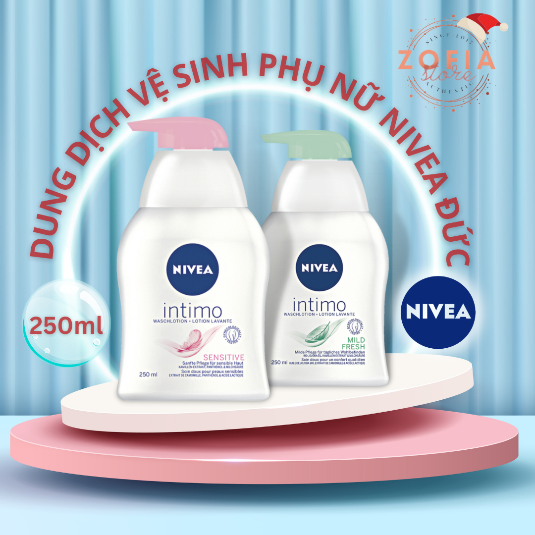 Dung dịch vệ sinh phụ nữ Nivea nội địa Đức