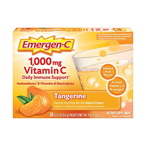 Bột hòa tan bổ sung vitamin c emergen-c immune 1000mg 30 gói