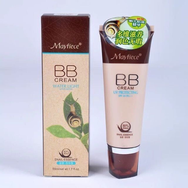 Kem nền bb mayfiece ốc sên spf 45
