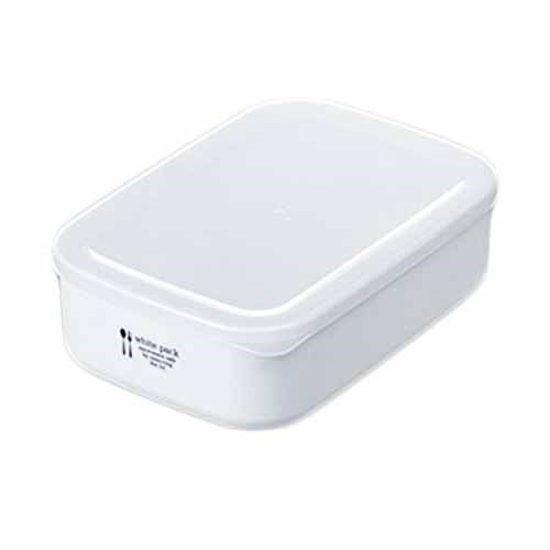 HỘP NHỰA ĐỰNG THỰC PHẨM 900ML WHITE BACK - HÀNG NỘI ĐỊA NHẬT, hộp được làm từ nhựa PP cao cấp an toàn cho người sử dụng,