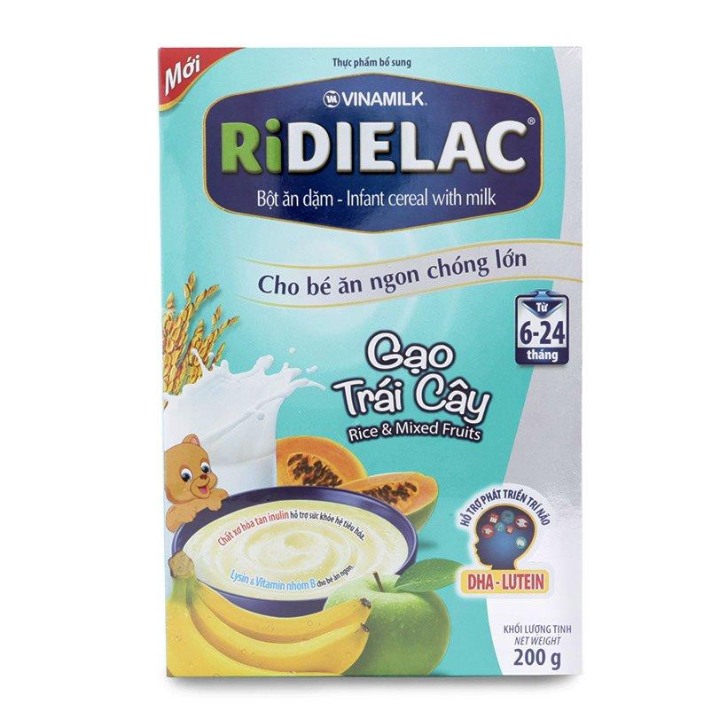 Bột ăn dặm Vimamilk Ridielac Gạo trái cây
