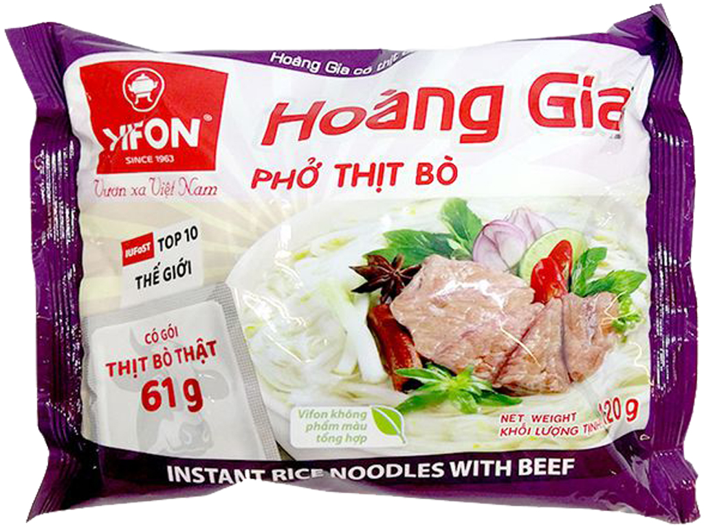 05 gói phở thịt bò vifon hoàng gia 120g