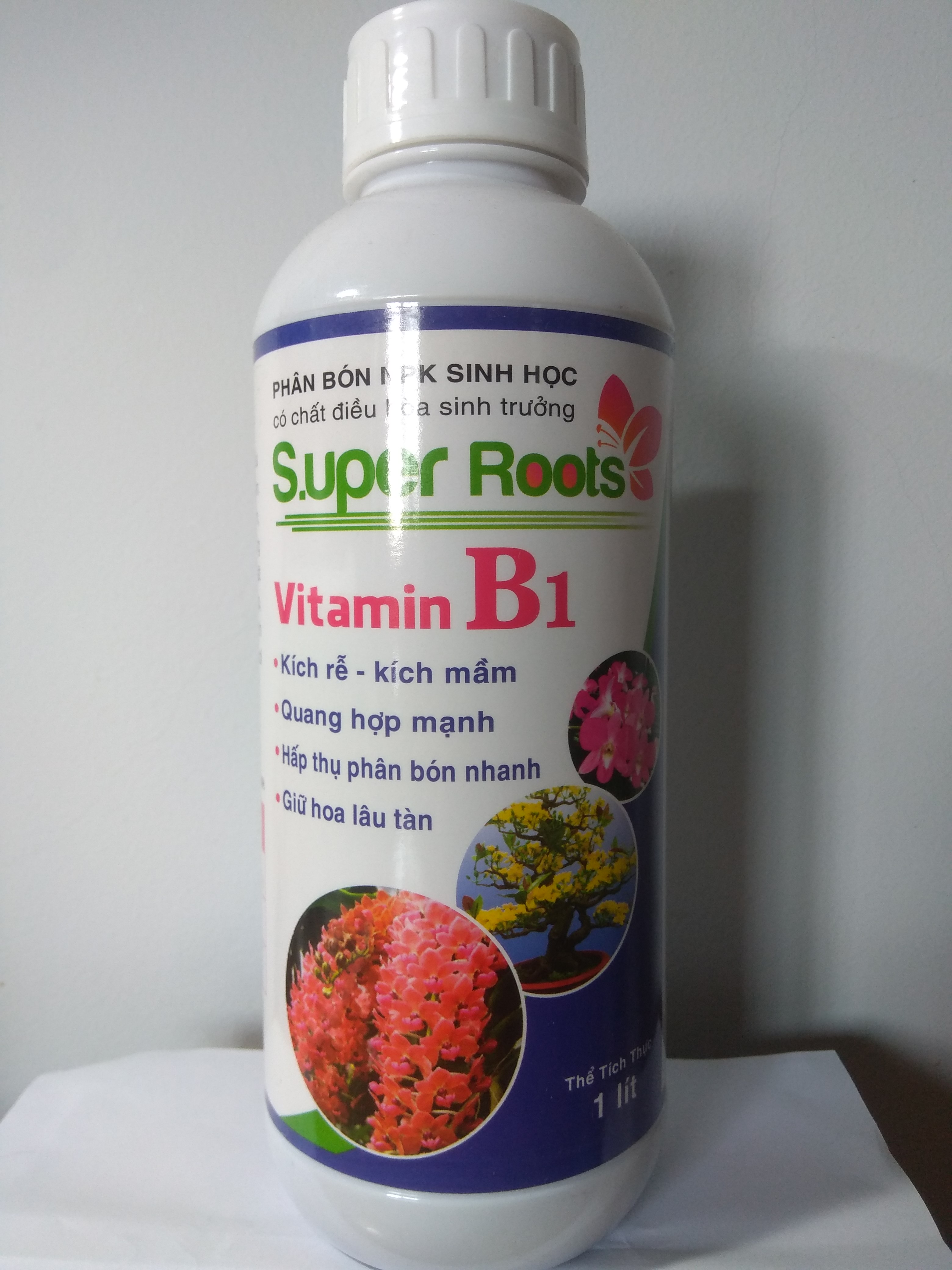 Vitamin B1 super roots kích rễ kích mầm giữ hoa lâu tàn - chai 1 lít