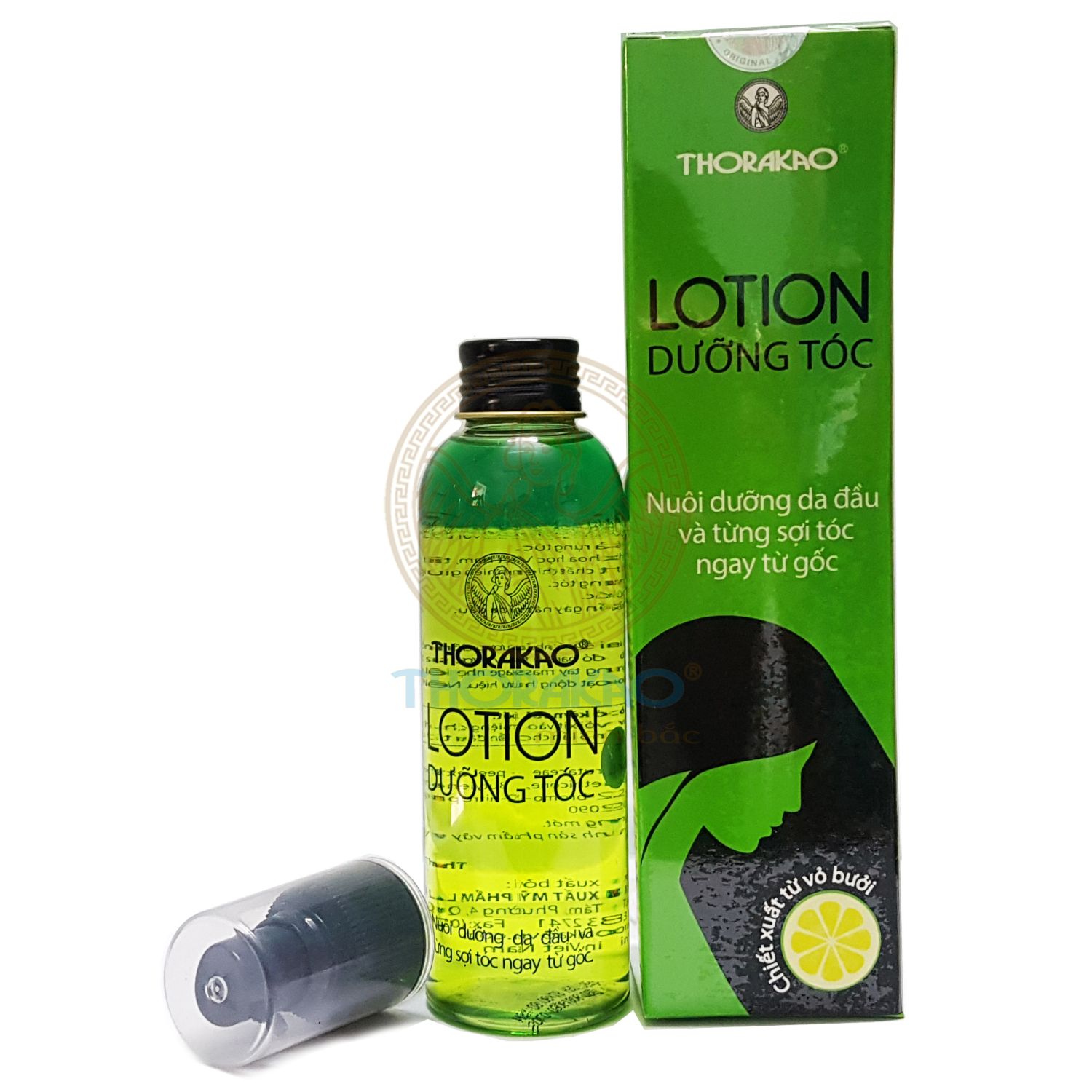 Lotion tinh dầu bưởi kích thích mọc tóc Thorakao 150ml