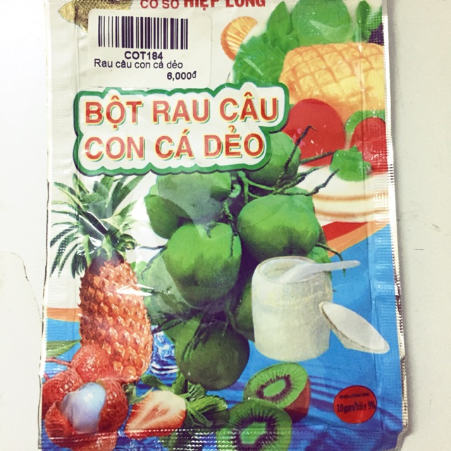Bột rau câu cá dẻo