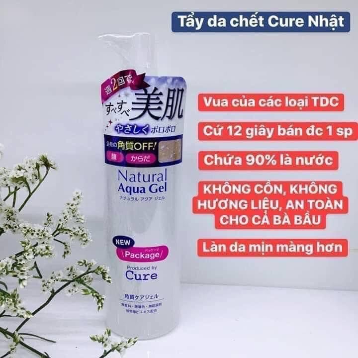 Nội Địa Nhật Tẩy Da Chết Cure Nautural Aqua Gel Số 1 Nhật bản 250ml chính
