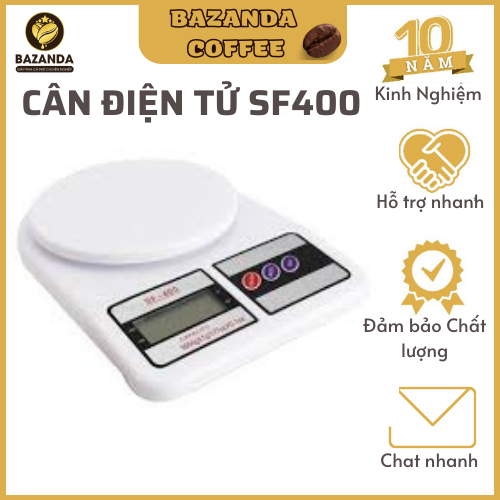 Cân điện tử để bàn 10kg, cân điện tử thực phẩm nhà bếp electronic kitchen scale sf400