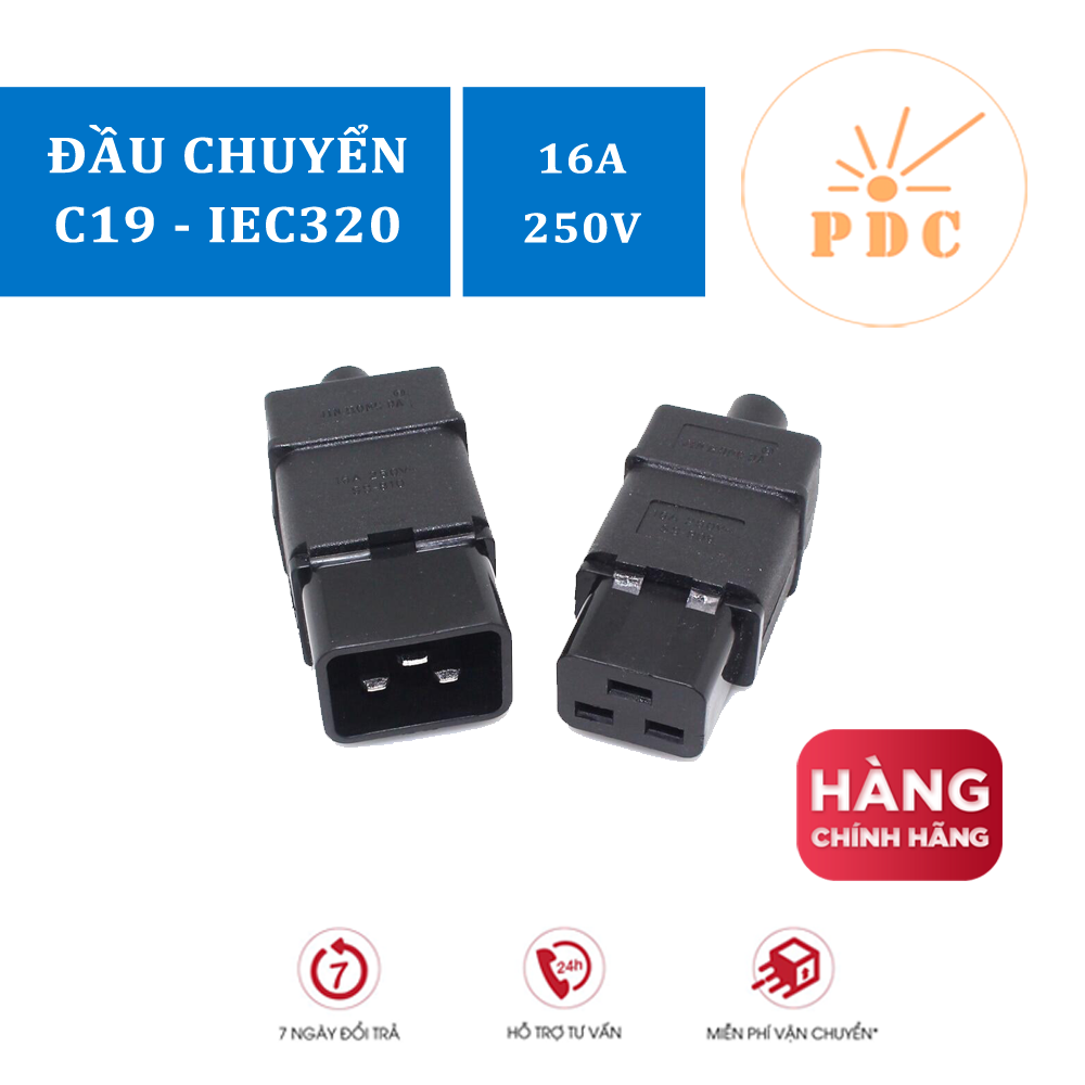 Phích nguồn iec320-c19 dùng cho ups - pdu - server