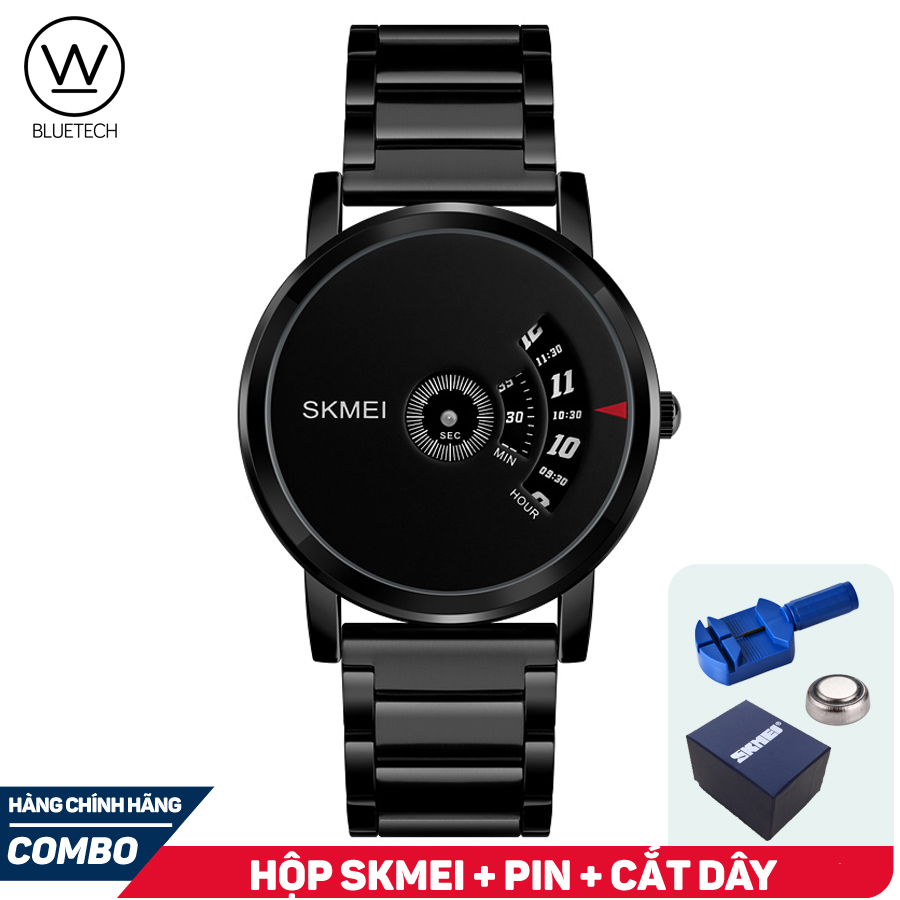 Đồng hồ Unisex SKMEI 1260 Chạy Dọc Dây Thép