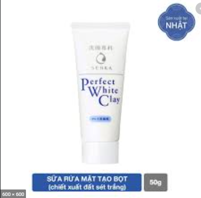 Sữa rửa mặt tạo bọt senka màu trắng 50g