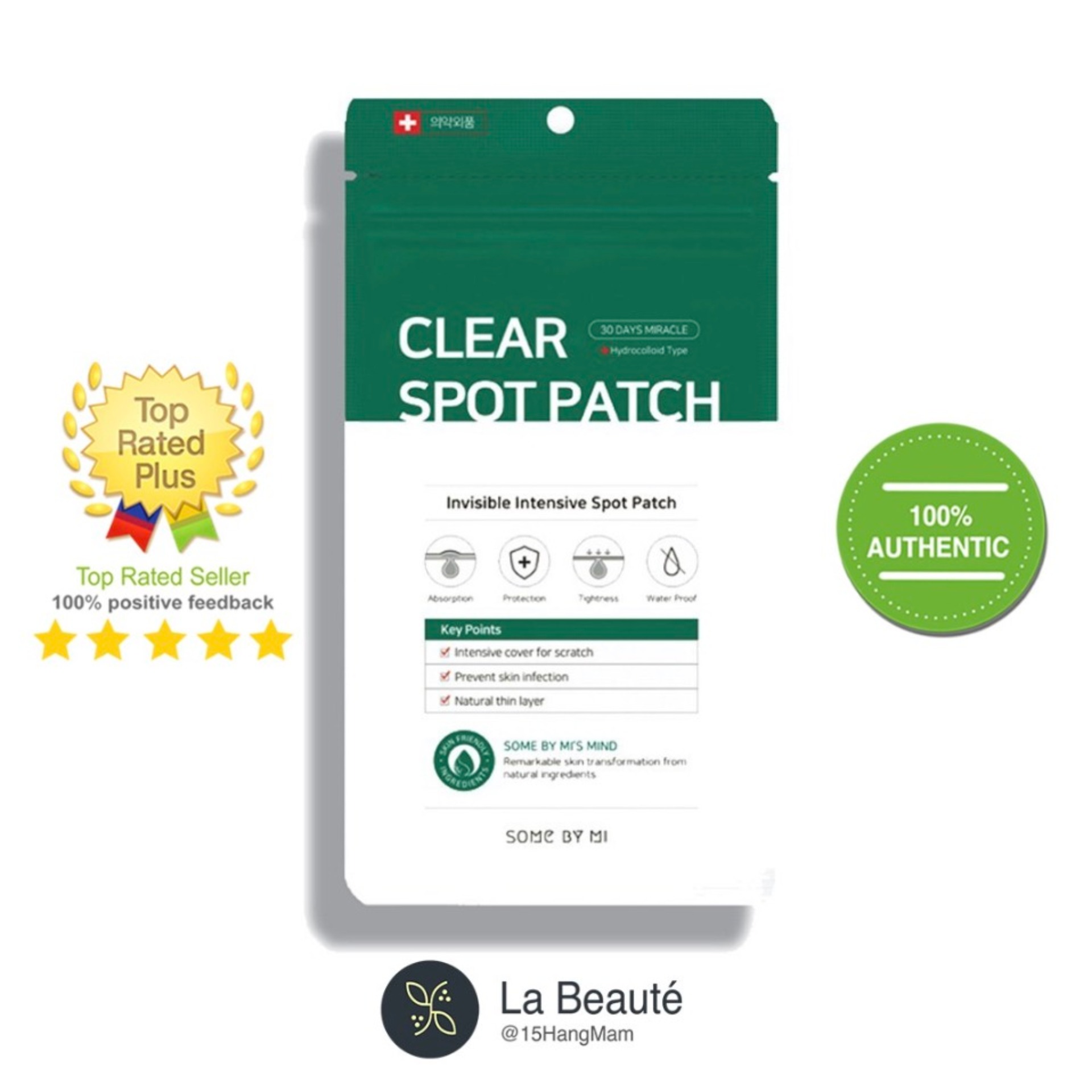 Some By Mi Clear Spot Patch - Miếng Dán Ngừa Mụn (18 Miếng) [Nhập Khẩu Chính Hãng]