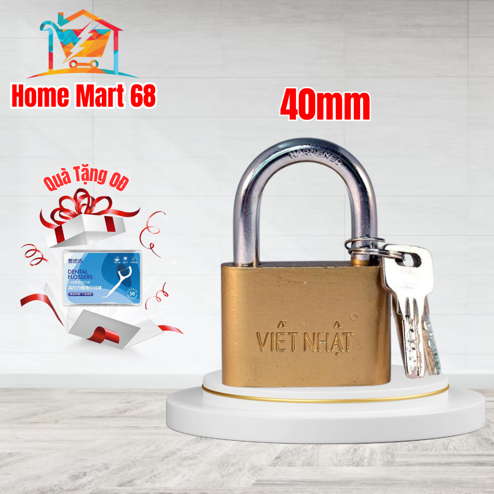Ổ khóa bấm Việt Nhật siêu bền, Ổ khóa cửa bấm tri vàng theo công nghệ Nhật Bản chịu lực cực kỳ chắc chắn - Huy Tưởng