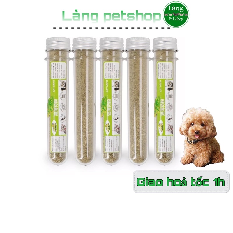Cỏ mèo khô catnip♥️cỏ mèo dạng tuýp vị bạc hà