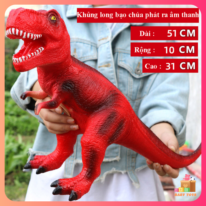 Khủng long đồ chơi cỡ lớn có âm thanh sinh động, mô hình khủng long đồ chơi cho bé