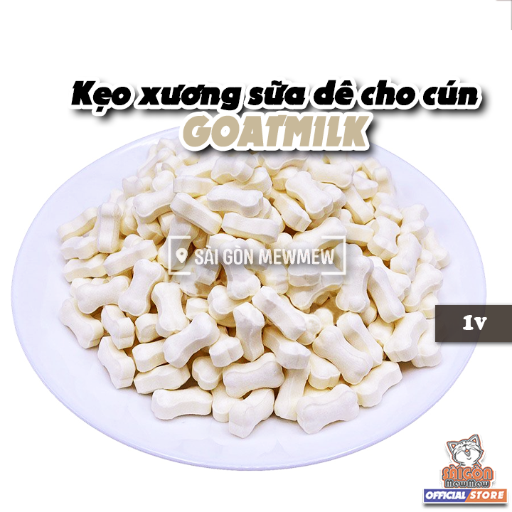 Kẹo sữa dê cho thú cưng
