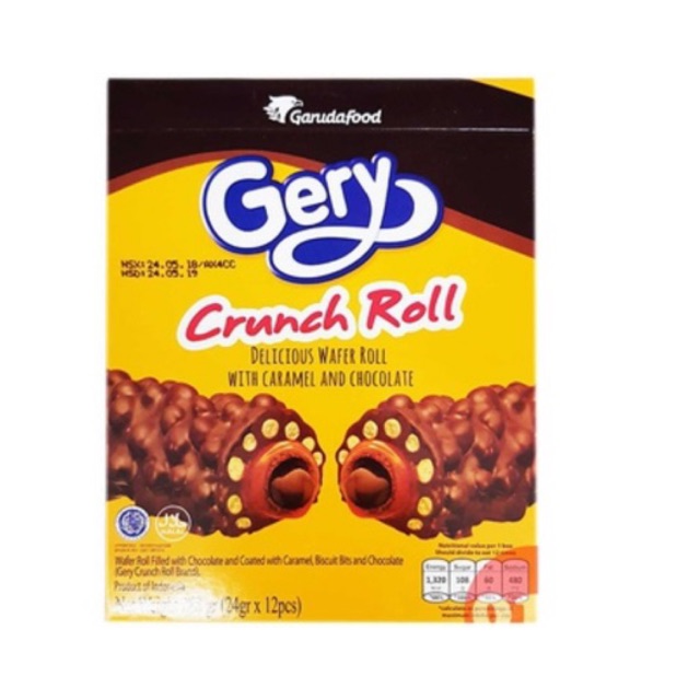 Bánh gery crunch roll hộp 288g