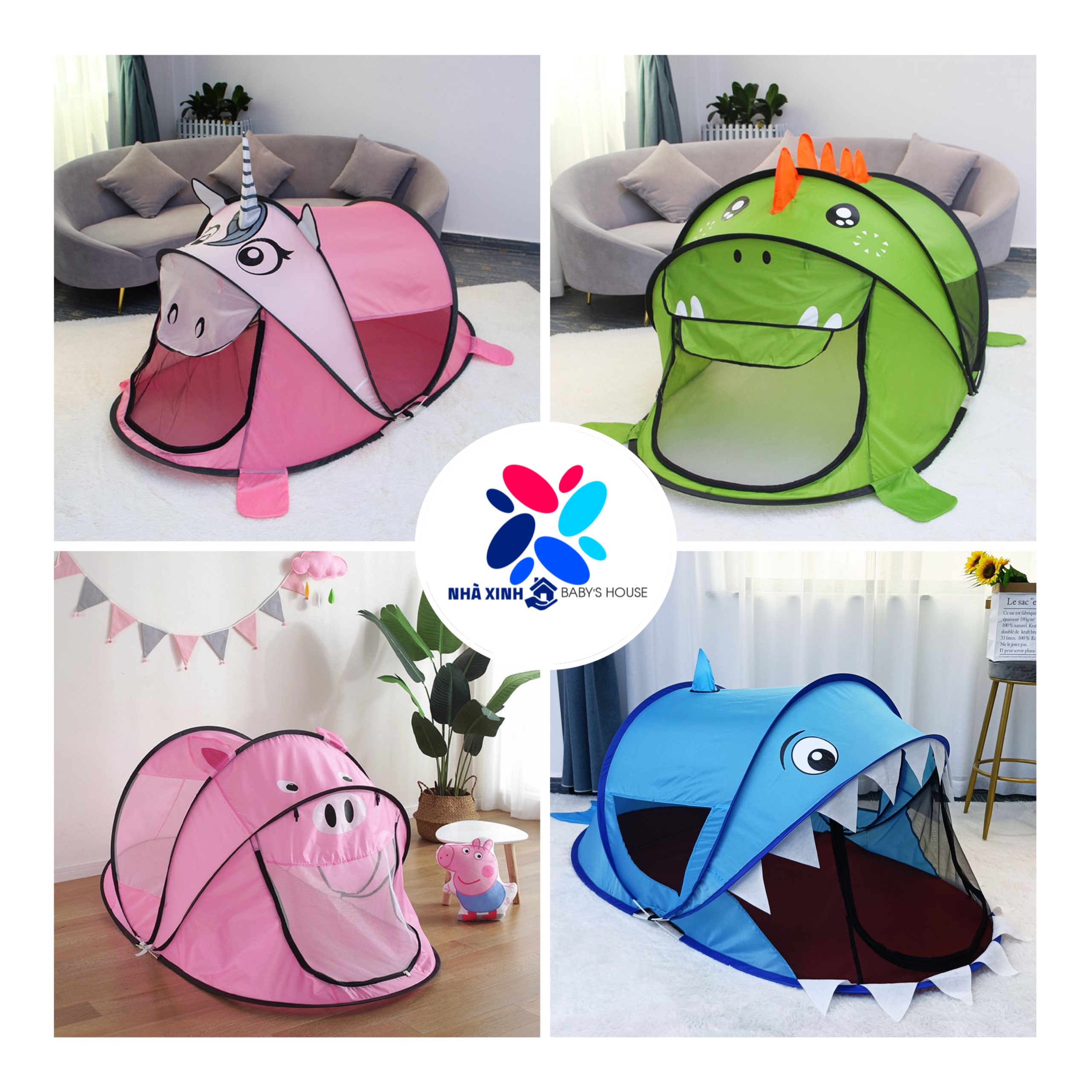 – lều cho bé – lều tự bung – cao cấp