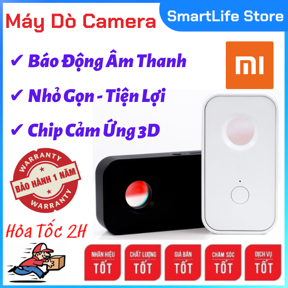 Máy dò tìm camera xiaomi máy cảm biến hồng ngoại đa năng chống quay lén chống trộm đa năng có báo động