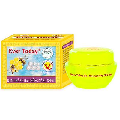 Kem trắng da chống nắng spf 50 ever today 6g