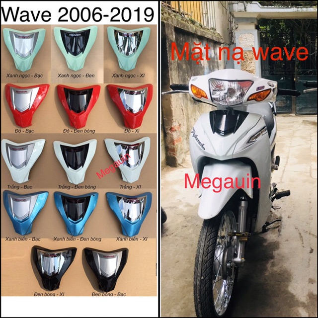 Bộ dàn áo Màu Bạc xe Wave RS  wave alpha  wave s100 đời 2006 đến 2016  LOẠI PHANH CƠ  Ổ KHÓA TRÒN  Shopee Việt Nam