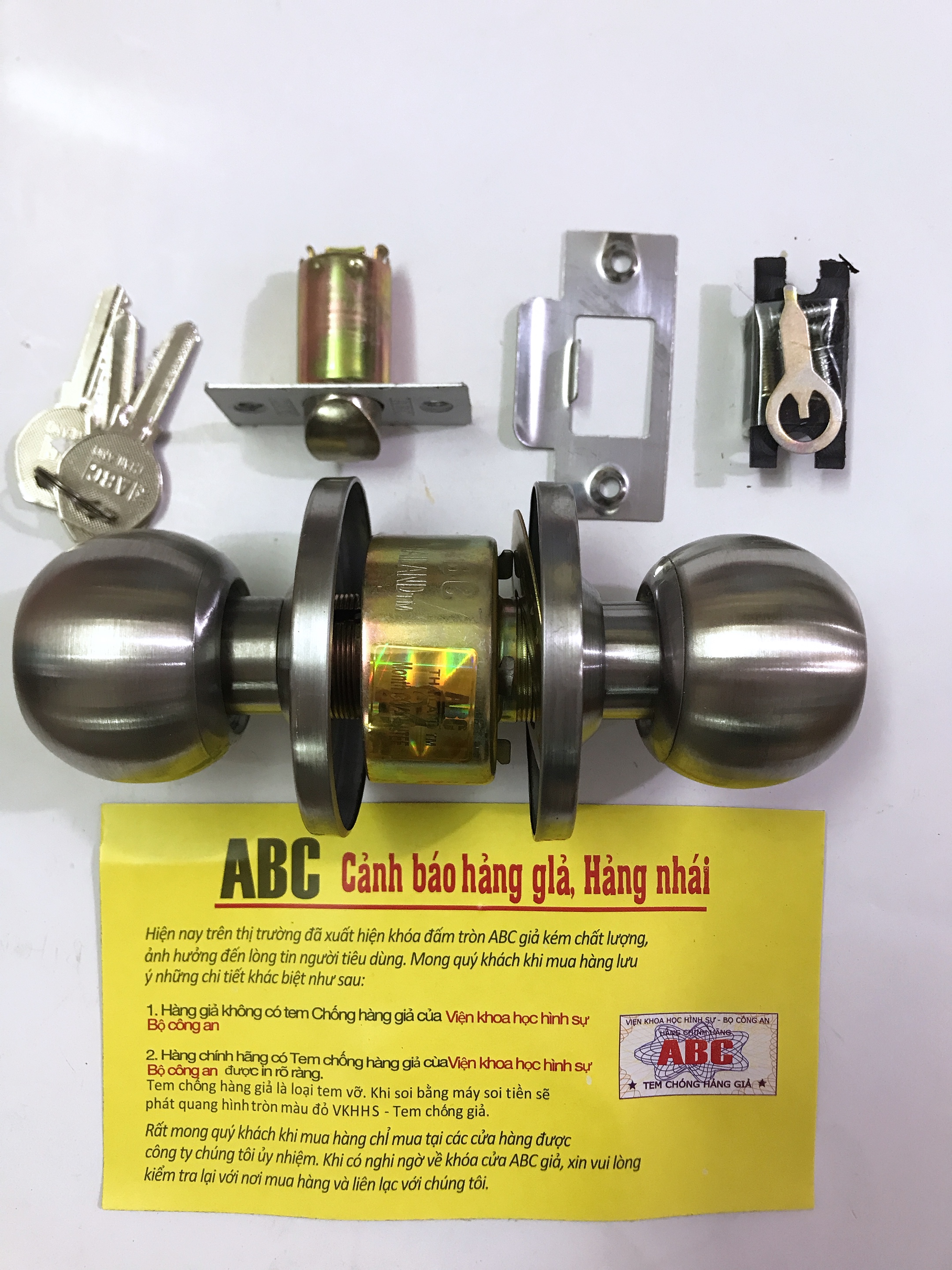 Khóa Tay Nắm Cửa Tròn Rẻ Và VIỆT TIỆP