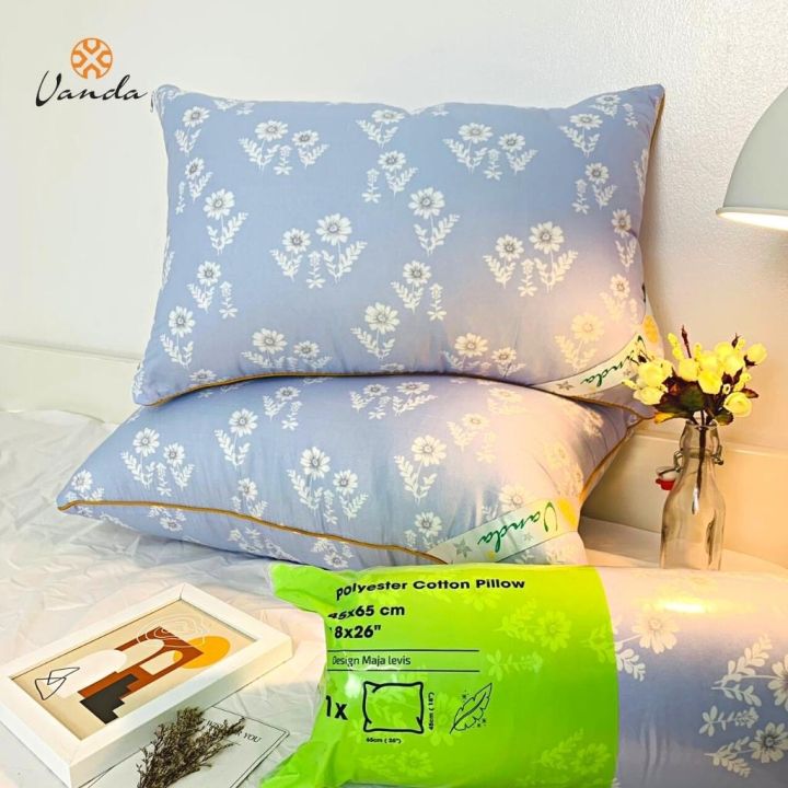 1 gối hơi cao cấp everon standard kích thước 45 x 65cm gối êm ái hơn mềm mại hơn độ đàn hồi tốt hơn