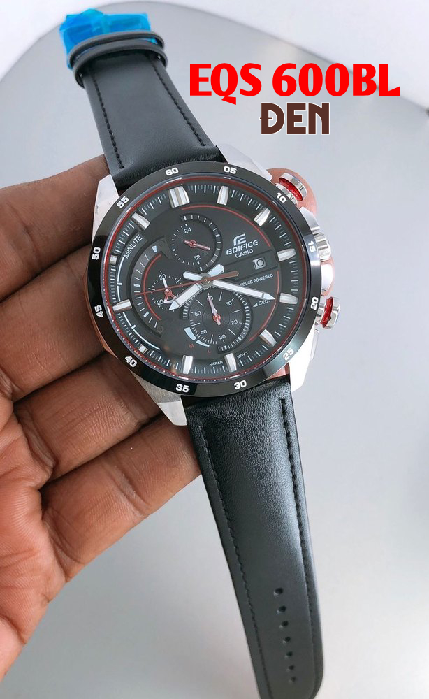 Đồng hồ nam dinocaso eqs-600bl dây da size 45mm fullbox