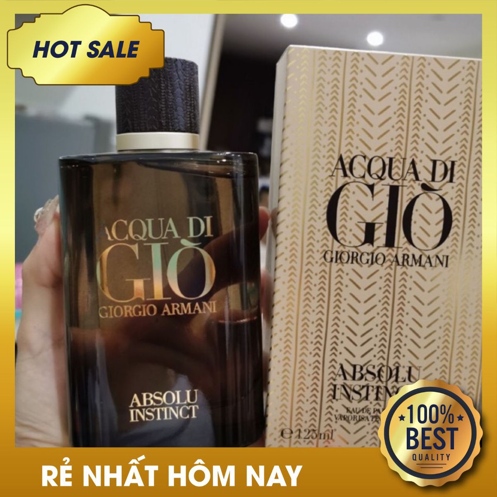 ?[ CHÍNH HÃNG ] Nước hoa nam Giorgio Ẩmn Aqua Di Gio Absolu Instinct-125ml?  