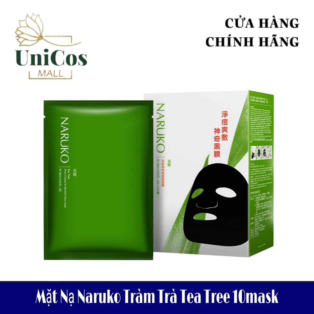 Mặt nạ giấy naruko tràm trà tea tree 26ml