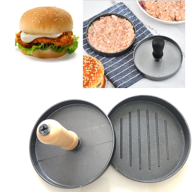 Dụng Cụ Tạo Hình Nhân Bánh Hamburger Chống Dính Tiện Dụng