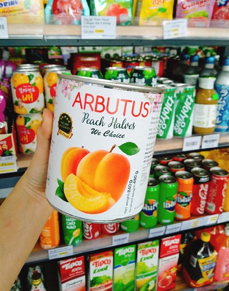 Đào ngâm arbutus 840g