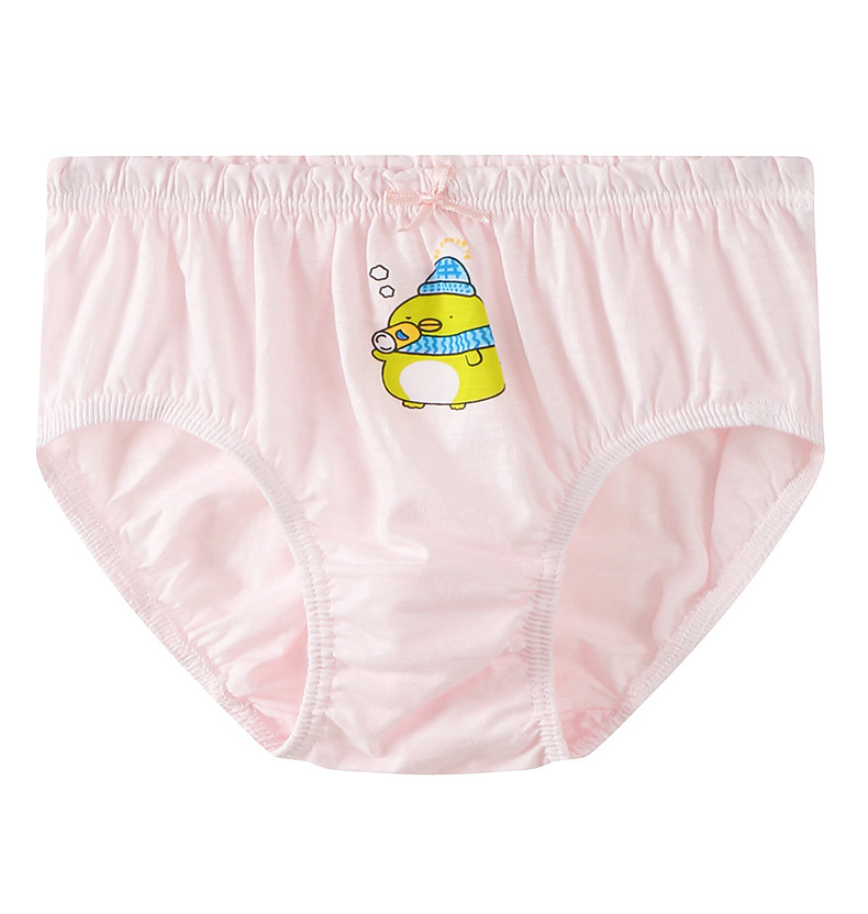 Set 5 quần chip bé gái Hàn Quốc 100% cotton mẫu Happy-Lovely