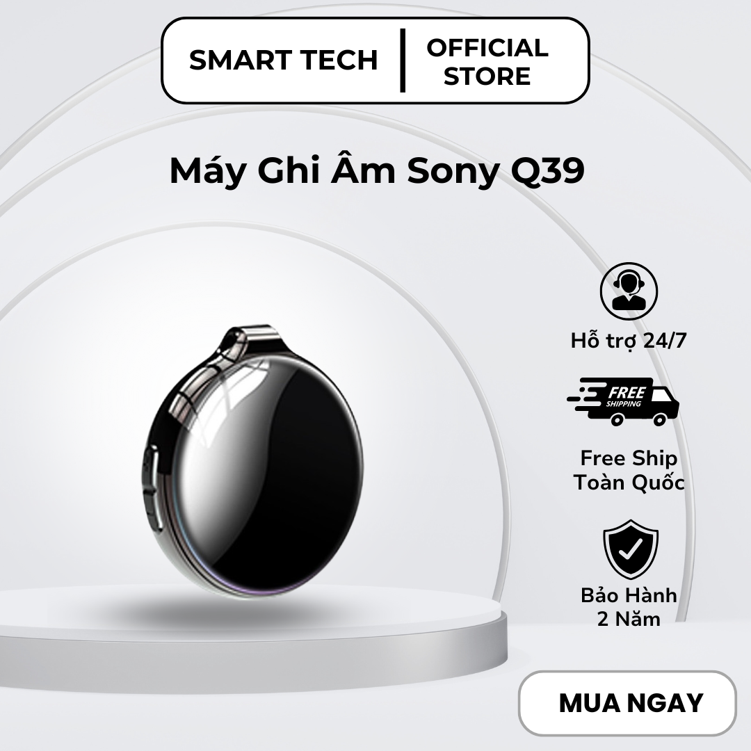  Máy Ghi Âm Mini Sony Q39 Ghi Âm Lọc Ồn Rõ Tiếng Máy Thu Âm Chuyên Nghiệp Pin 12 Giờ Dung Lượng Bộ Nhớ 8GB 32GB Máy Thu Âm Kỹ Thuật Số Cao Cấp Máy Ghi Âm Chuyên Nghiệp Mới. Bảo Hành 12 Tháng Lỗi Đổi Mới. 